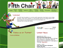 Tablet Screenshot of fifthchair.org